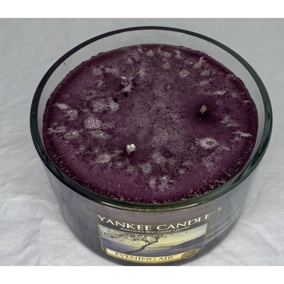 YANKEE CANDLE Evening Air 17oz 3-wick Candle RETIRED NEW - Picture 2 of 3